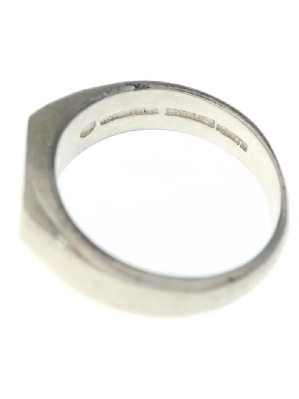 Tiffany & Co Signet Heart Ring Silver